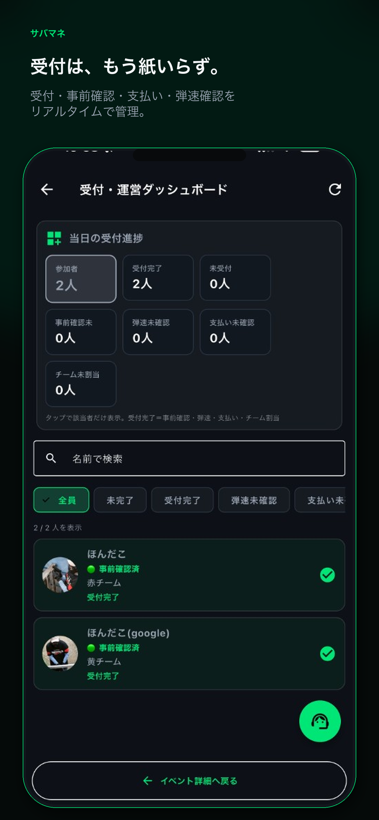 サバマネ - サバゲーイベント運営 screenshot 2