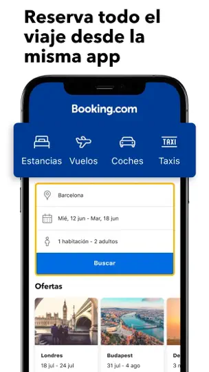 Captura de pantalla de Booking.com - Ofertas De Viaje en iPhone 1