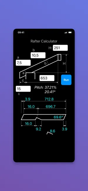Rafter Calculator Easy screenshot 2