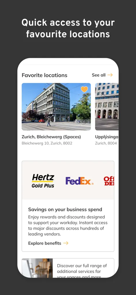 Spaces: Creative workspaces - Business App | MWM