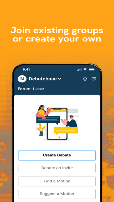 DebateBase iPhone screenshot 6 - Social Networking app