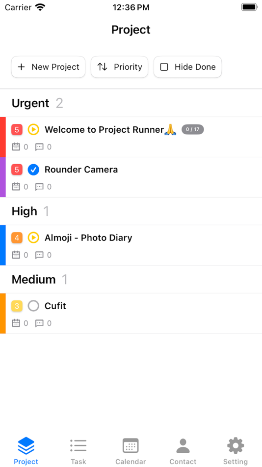 #6. Project Runner (iOS) 由: Wonyoung Jang