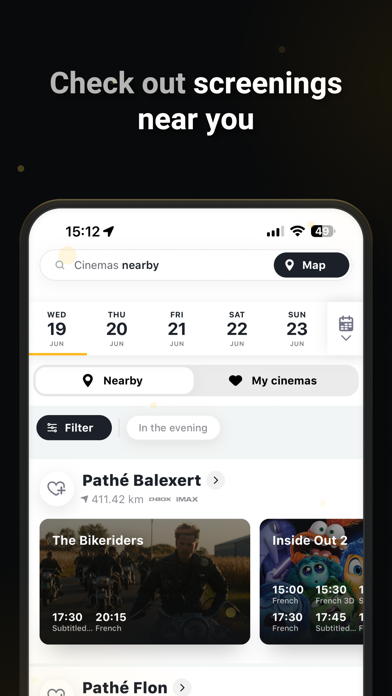 Pathé Switzerland Screenshot