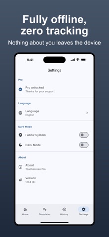 Touchscreen Pro: Phone Test iPhone screenshot
