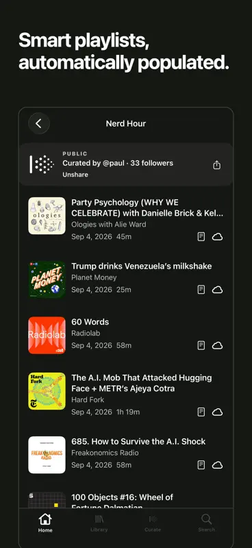 Parasocial: A Podcast Player screenshot 6 of 9