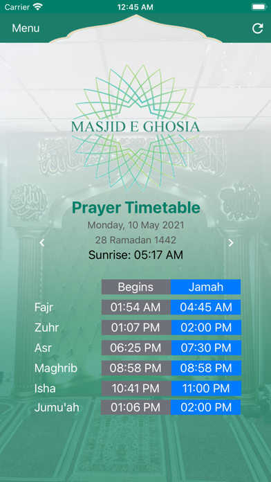 Screenshot #1 pour Masjid E Ghosia