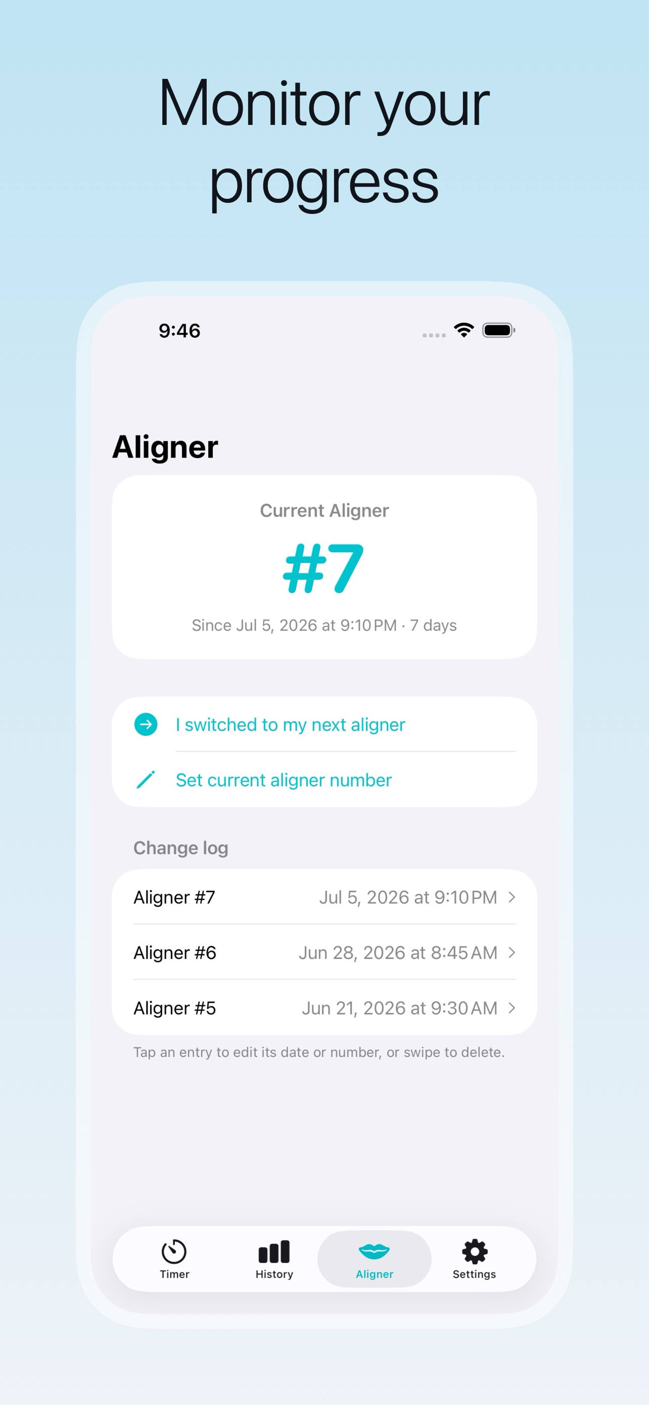Teether: Aligner Timer screenshot 3