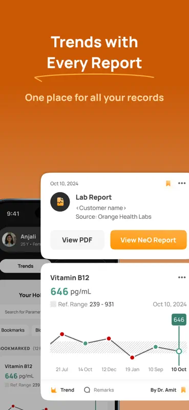 Orange Health Labs: Blood Test screenshot 4 of 9