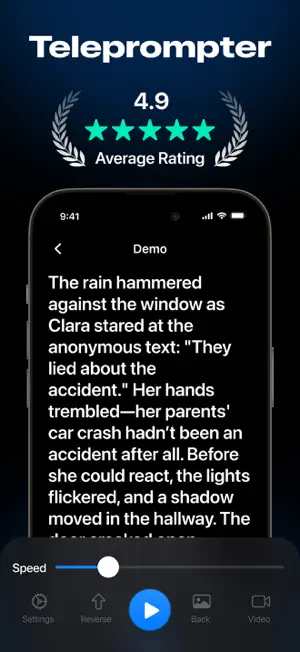Teleprompter: Video Prompter screenshot 1