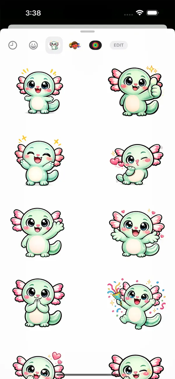 Screenshot #1 pour Axolotl Emoji
