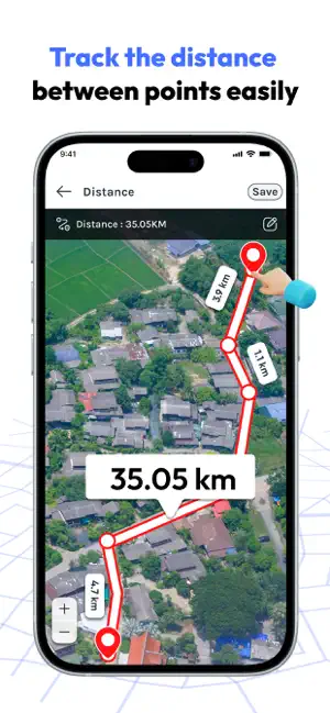 GPS Field Area Maps: FieldCalc iPhone screenshot 3