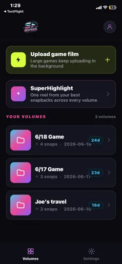 Screenshot von Play Snapback auf dem iPhone 2