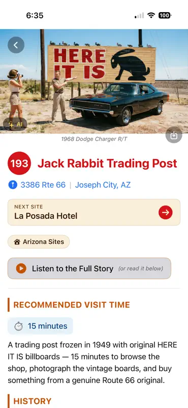 Route 66 Centennial Guide screenshot 7 of 10