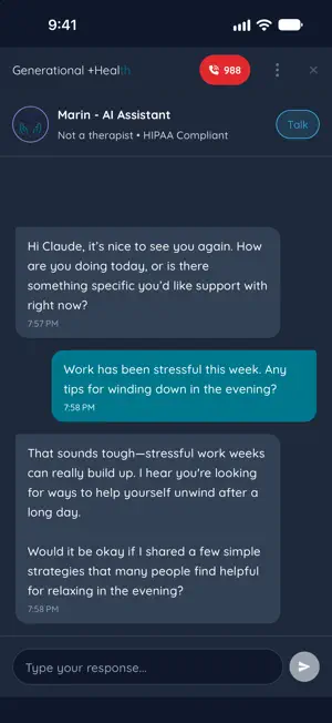 Generational Health screenshot 2