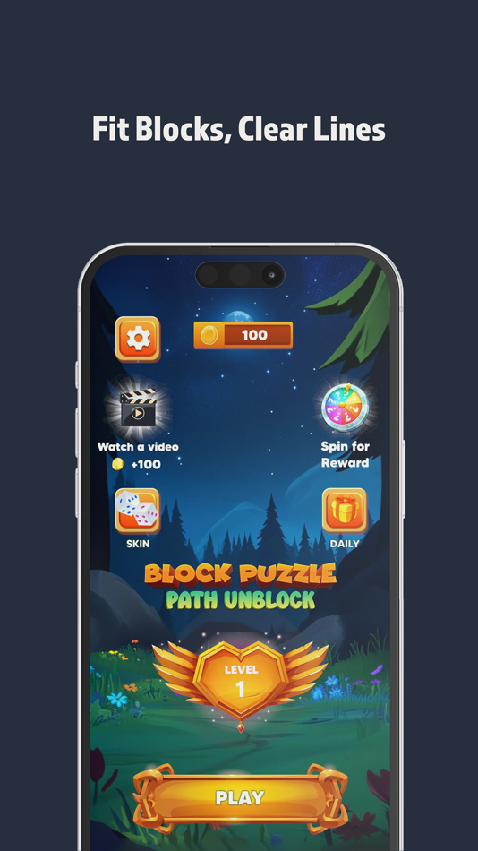 #1. Block Puzzle Path Unblock (iOS) By: GECEN TEKNOLOJI YAZILIM BILISIM SANAYI VE TICARET LIMITED SIRKETI