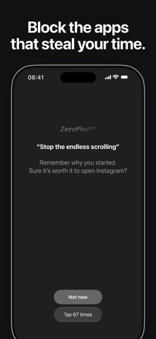 ZeroPhone: App Blocker & Detox Screenshot 1 of 6