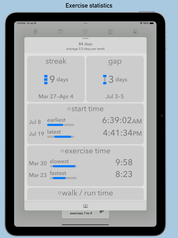 5BX iPad screenshot 10 - Health & Fitness app