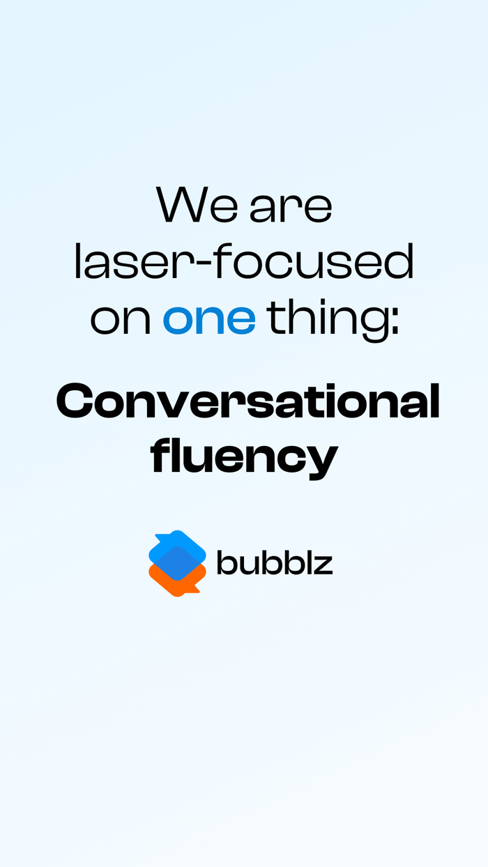 AI Language Practice - Bubblz