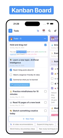 Kanban: Organize anything Screenshot 1 of 6