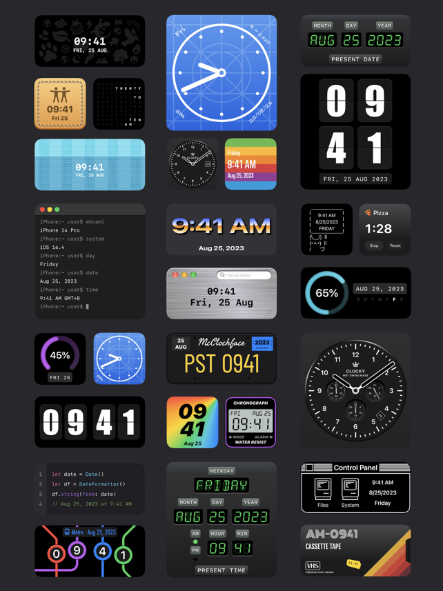 McClockface – Flip Clock Screenshot