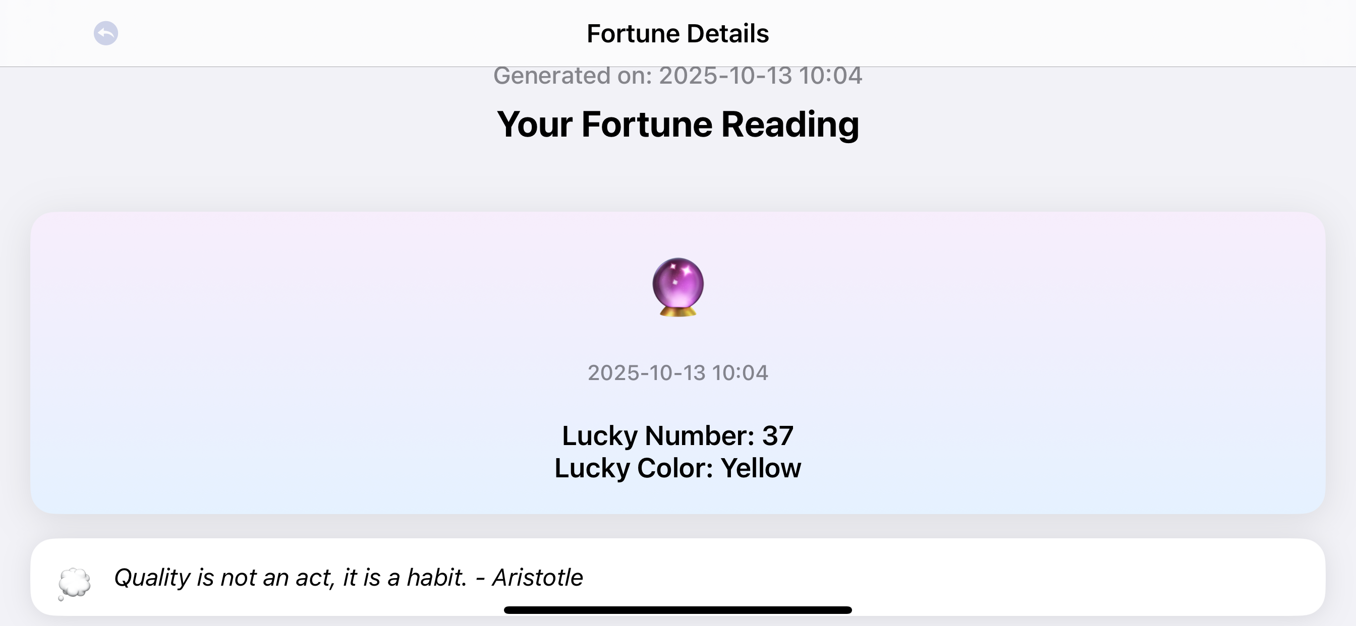 LuckyDay - Fortune Color Guide screenshot 3