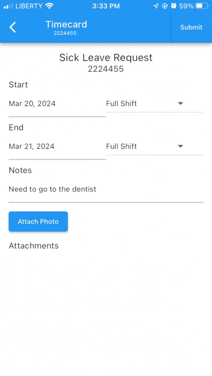 Timecard GPS screenshot-4