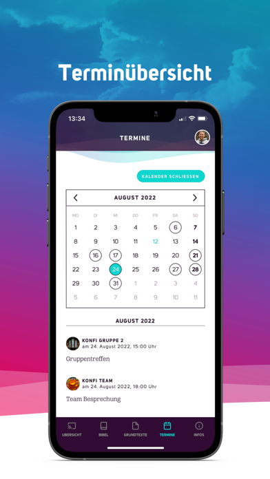 Screenshot #3 pour KonApp - Die App für Konfis