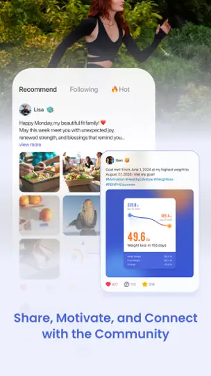 Captura de pantalla de RENPHO Health en iPhone 6