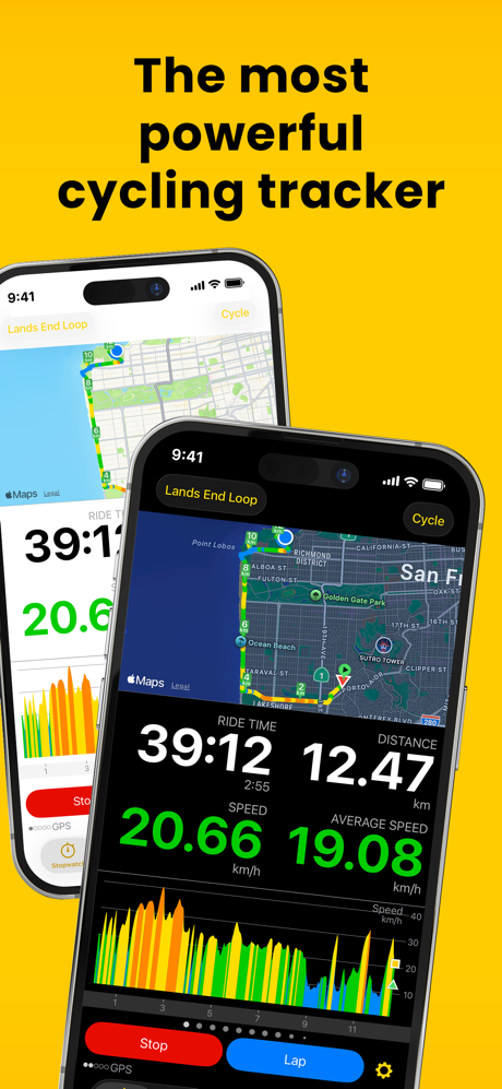 Cyclemeter Cycling GPS Tracker screenshot 1