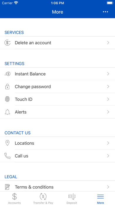 Hamlin Bank Mobile Banking Screenshot