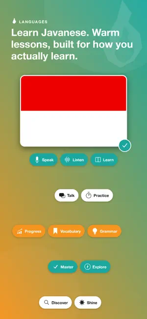 Learn Javanese - LingFast screenshot 1