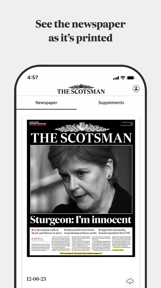 #4. The Scotsman Newspaper (iOS) 由: National World Publishing Limited