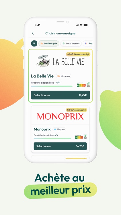 Comparateur prix supermarchés screenshot-4