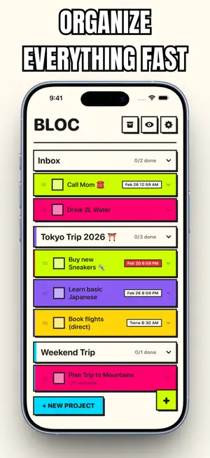 Bloc: ADHD Planner & Todo screenshot 2