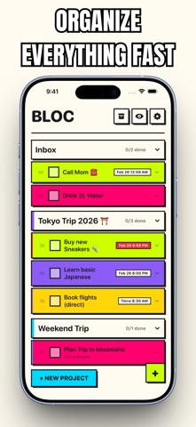 Bloc: ADHD Planner & Todo Screenshot 2 of 9
