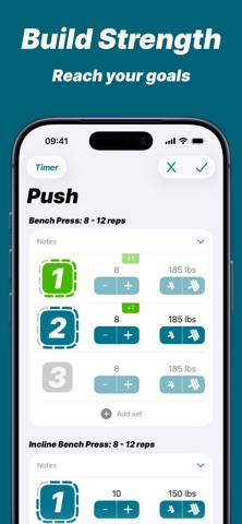Progression Workout Tracker Screenshot 1 of 6