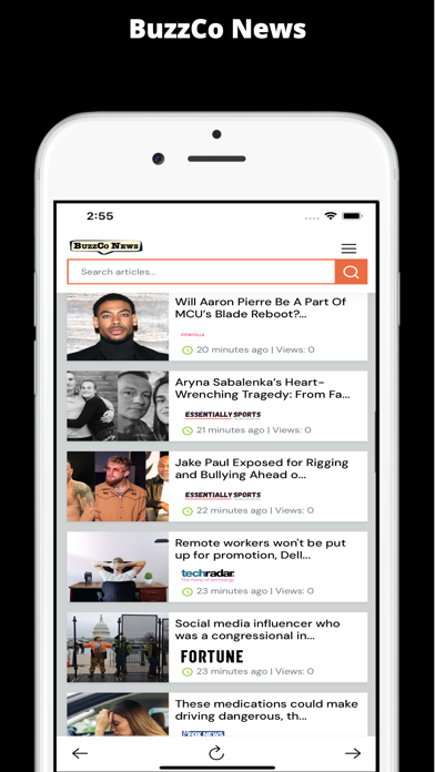 BuzzCo News Screenshot