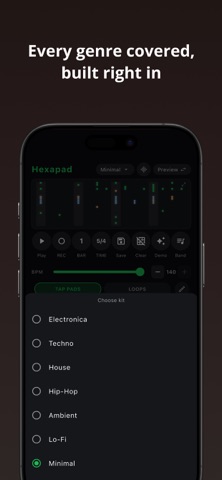 Hexapad - Beat Maker iPhone screenshot