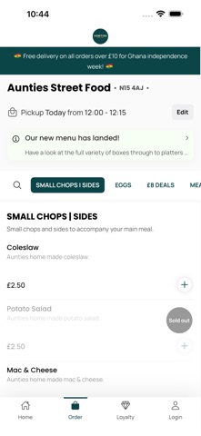 Aunties Street Food iPhone screenshot