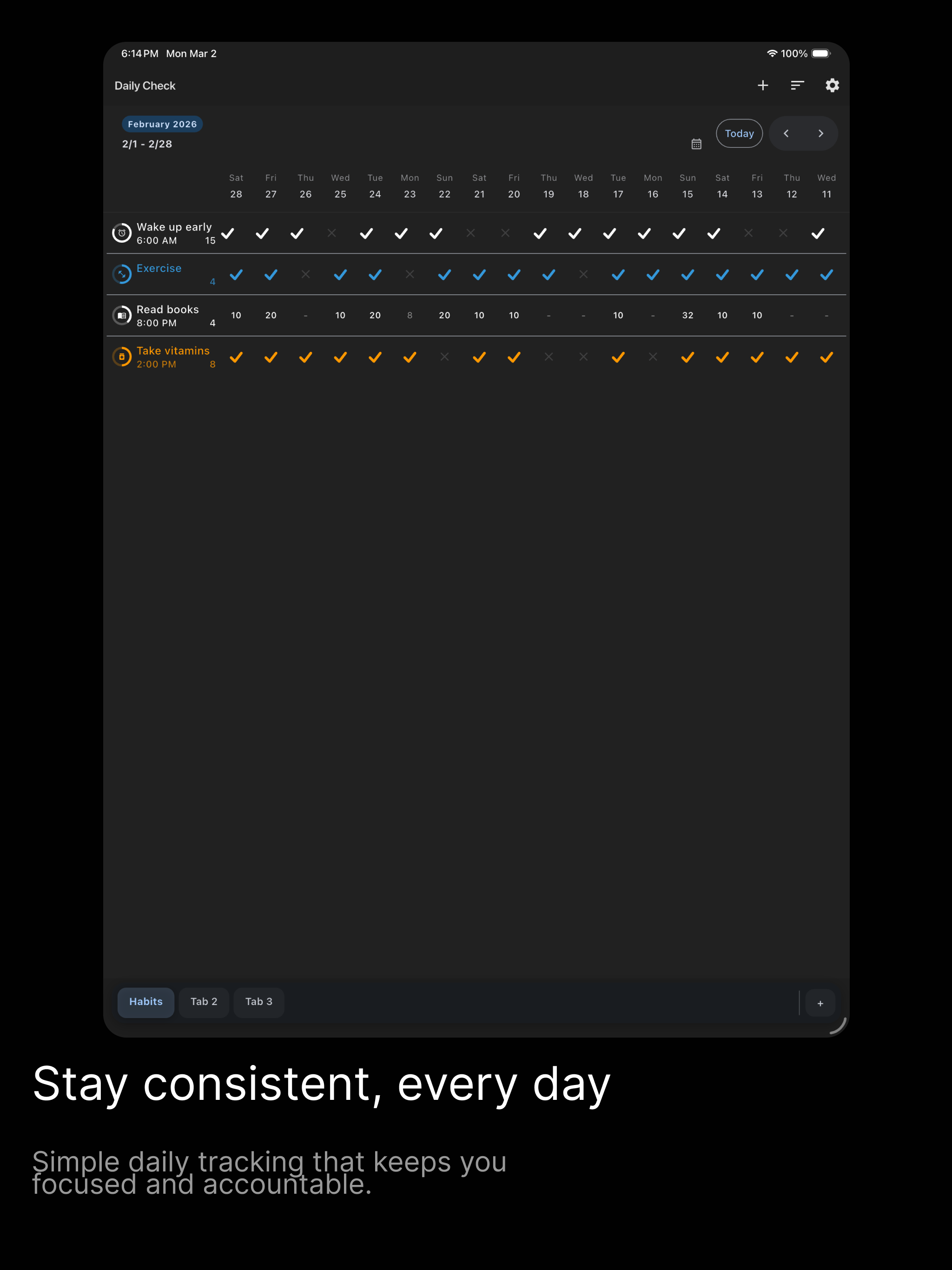 Daily Check: Routine Tracker screenshot 6