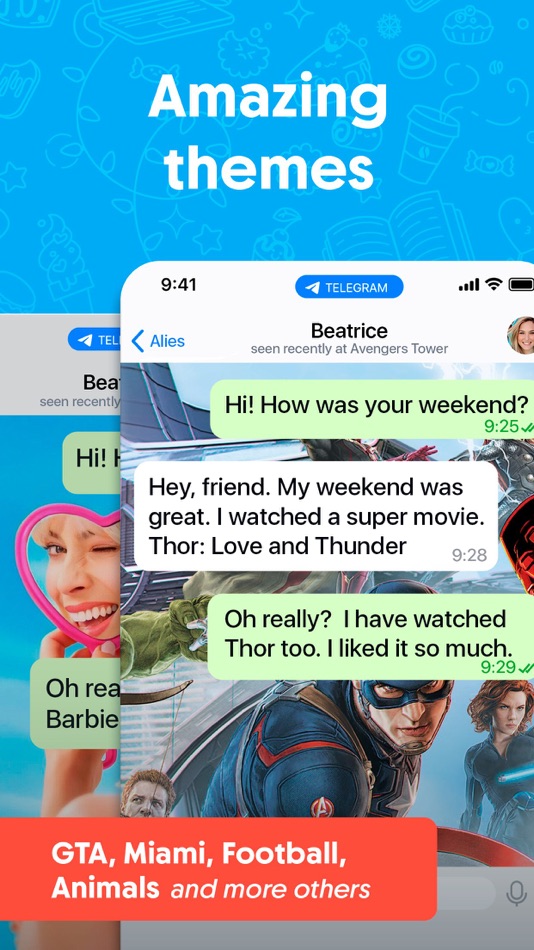 #3. Hype Style for Telegram (iOS) Podle: Almaz Kamaletdinov