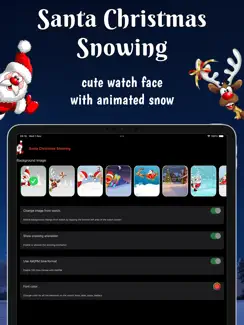 Santa Christmas Snowing iPad image 1