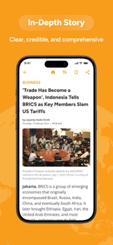 Jakarta Globe iPhone screenshot 2