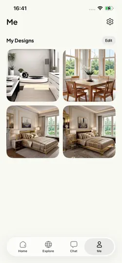 Captura de pantalla de Decorly: AI Home Design en iPhone 4
