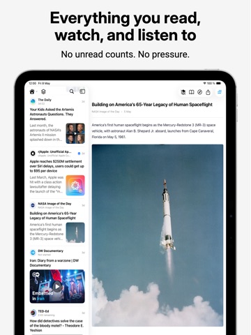 Flat RSS ipad screenshot 2