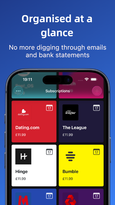 Subscription Manager - Sublime Screenshot 3 of 4