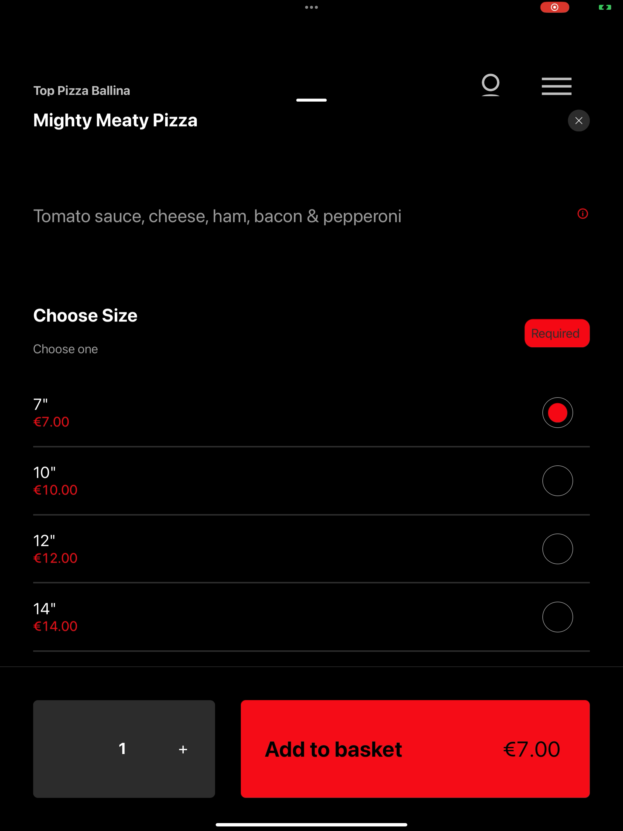 Top Pizza Ballina screenshot 8