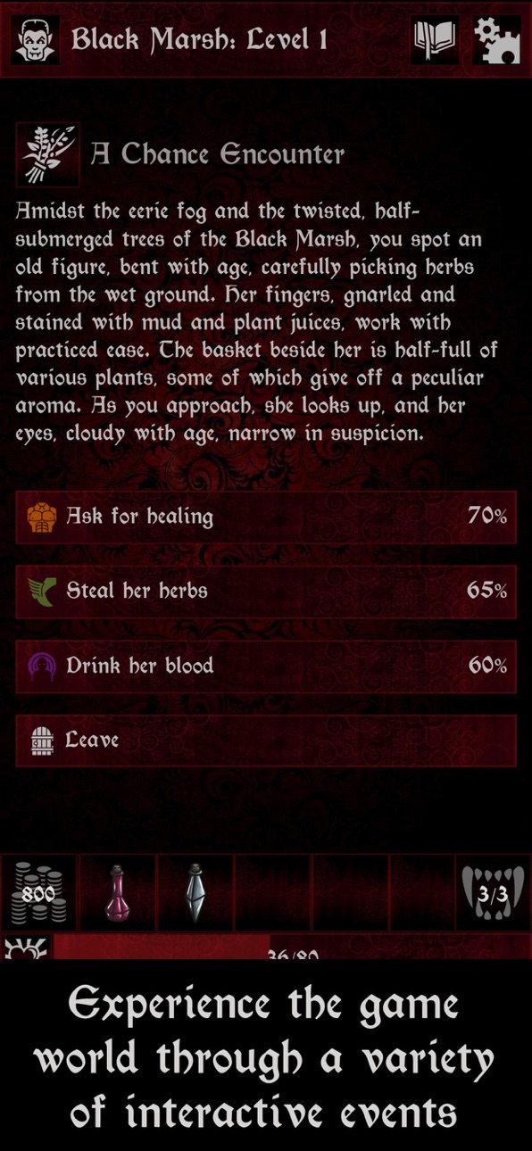 Grim Omens - Old School RPG iOS Mod IPA screenshot 4 - iOS game interface