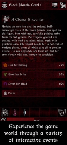 Grim Omens - Old School RPG iPhone screenshot