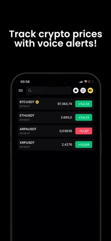 Crypto Voice: Listen Prices Screenshot 1 of 5